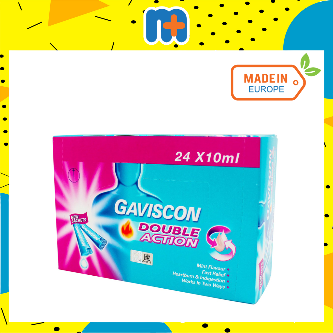 GAVISCON DOUBLE ACTION SACHETS 24X10ML